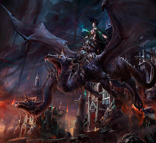 dragones guerreros