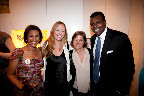 Amsale Aberra, Ann David and Nicky Reinhard of David Reinhard Events, and Mark