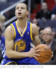 'Stephen Curry' photo (c) 2011, Keith Allison - license: http://creativecommons.org/licenses/by-sa/2.0/