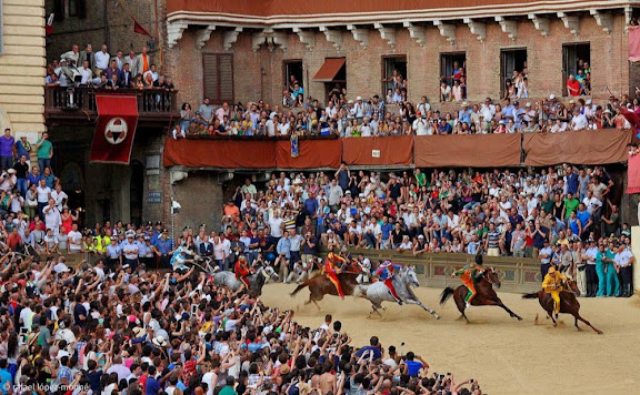 Festa del Palio.Siena, Toscana, Itàlia