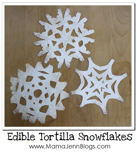 Tortilla Snowflakes