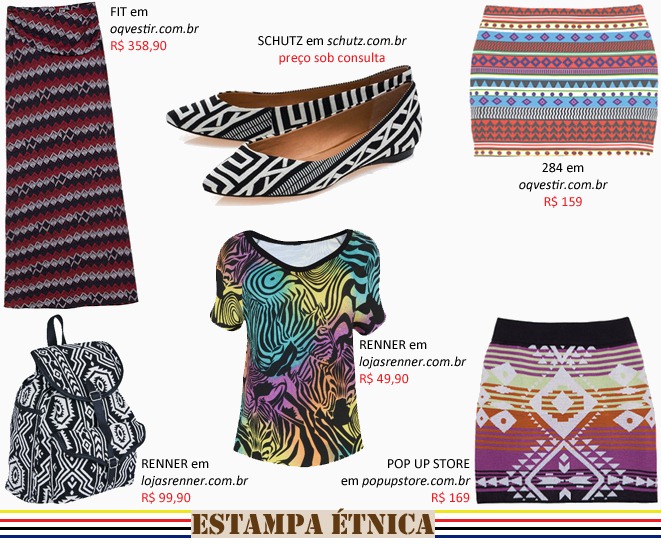 Moda da Estampa Étnica (tribal) é tendência no Verão 2013. moda-estampa-etnica-tribal-navajo-onde-comprar