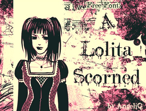 02-A-Lolita-Scorned-font