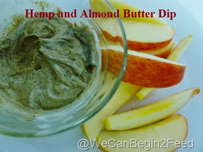 Hemp and Almond Butter Dip