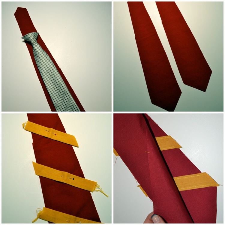 tie collage
