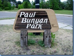 2611 Minnesota Bemidji - Paul Bunyan Park sign