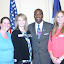 Amy Ellsworth(Caring for American Chair), Holly Hansen (Past President) Apostle Claver and Emily Pataki (1st VP Programs)