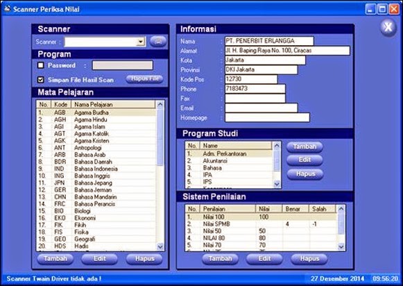 Crack Scanner Periksa Nilai 5