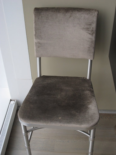 I love my dining room chairs, but the velvet requires maintenance.