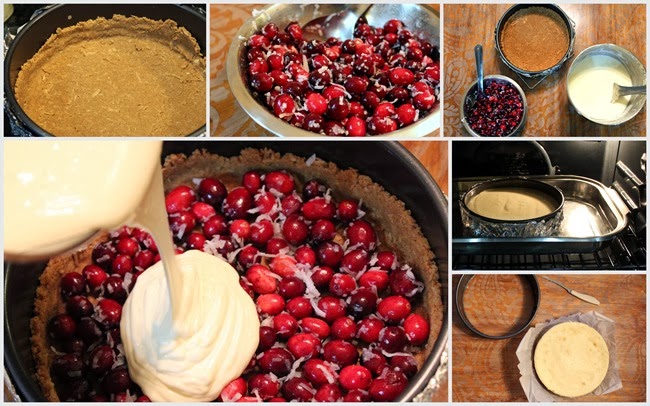 BTG Cranberry Coconut Cheesecake - Collage