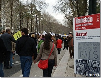 oclarinet manif.26 jan profs.Jan 2013