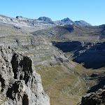 Les Tres Sorores constitu�es par le Cylindre du Marbor�, le Mont Perdu et le Soum de Ramond