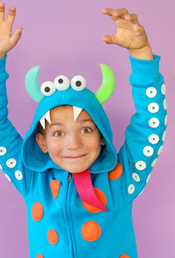 hoodie monster costume