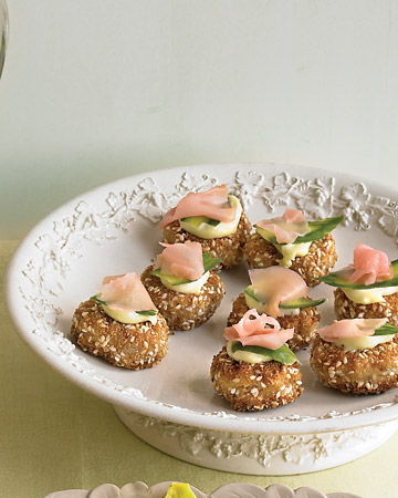 Asian Crab Cakes: Perfect for a New Year's cocktail party, these showstopping crab cakes can be made and frozen up to six weeks before your event. Asian Crab Cakes: Perfect for a New Year's cocktail party, these showstopping crab cakes can be made and frozen up to six weeks before your event.