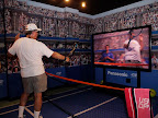 US Open visitors to the Panasonic 3D Experience see their tennis swing in 3D at the Live Image Capture.