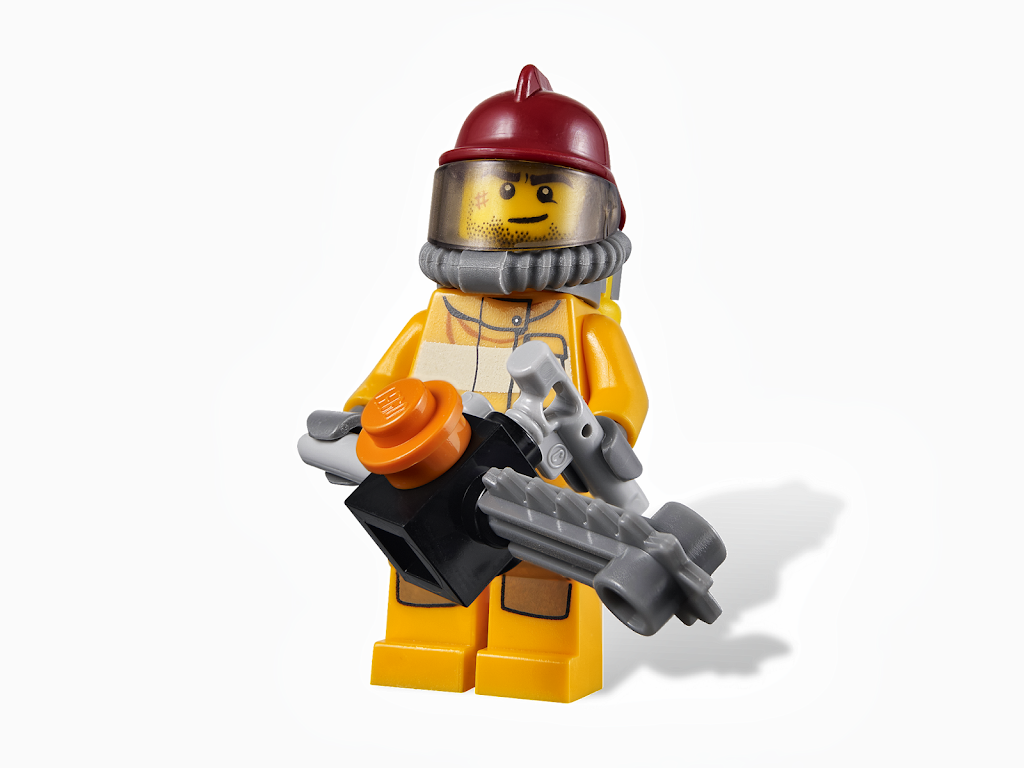 Bricker - Brinquedo contruído por LEGO 4427 Fire ATV