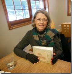 Joan with book