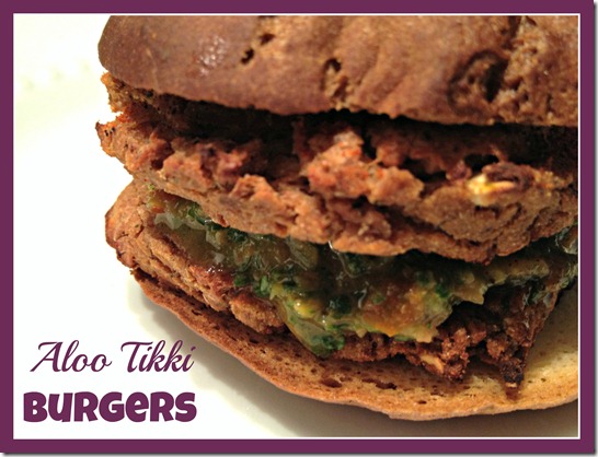 aloo tikki burgers