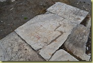 Stratonikeia Bouleterion games in floor Stratonikeia Bouleterion games in floor