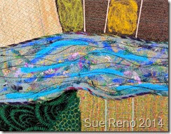 SueReno, felted river 