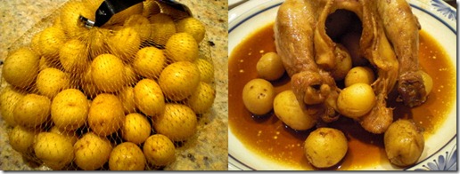 stewed gae hen with potato