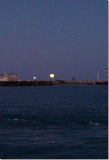 Moon from ferry