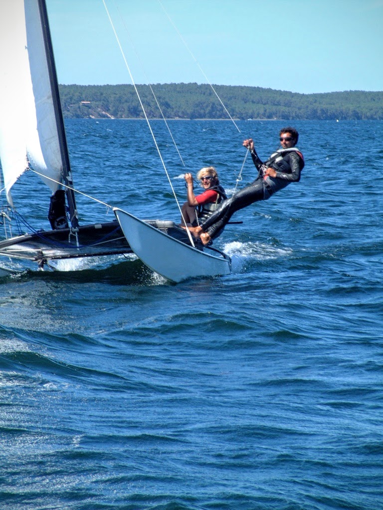 Navigation en Catamaran
