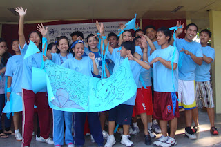 Blue Team On Stage