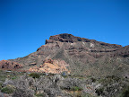 One of the peaks on the crater rim in Parque Nacional del Teide
