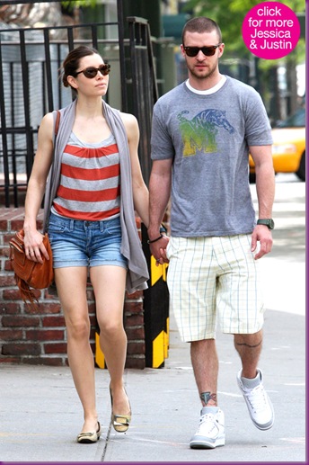 #4934197 Justin Timberlake and girlfriend Jessica Biel go for a stroll hand in hand along the Hudson river in NYC on May 02, 2010. The always hot couple were a little off their mark today as Justin sports a few blemishes on his forehead! Maybe Jessica can school him on how she achieves her radiant Revlon spokes model skin or at least how to cover up
 Fame Pictures, Inc - Santa Monica, CA, USA - +1 (310) 395-0500