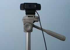 Logitech c920 webcam on tripod