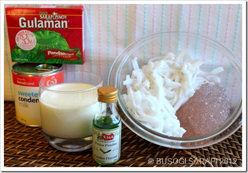 BUKO PANDAN INGREDIENTS© BUSOG! SARAP! 2012