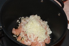 White Chicken Chili being cooked