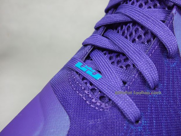 New Photos of Nike LeBron 9 in 8220PurpleTealWhite8221 aka Hornets