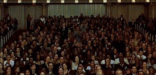 Applause from audience Applause from audience