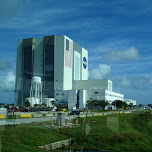 the NASA assembly building - as big as 4 empire state buildings in Cape Canaveral, United States 