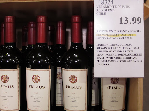 You could also step it a up a little and try the Veramonte Primus from Chile.  At $13.99, this blend of Cabernet Sauvignon, Syrah, Merlot, and Carmenere still has a lot of dark fruit but adds a few spicy, herbal, and earthy notes to the mix.