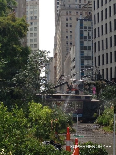 Dawn of the Planet of the Apes Set Photos Tease the 'Human Nation' 04