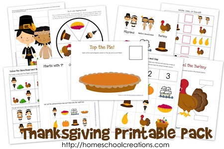 Thanksgiving Printables Collage