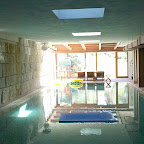 Private indoor swimming pool - omnidirectional speakers system for background music Private indoor swimming pool - omnidirectional speakers system for background music
