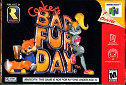 Nintendo 64 Conker's Bad Fur Day Front Cover