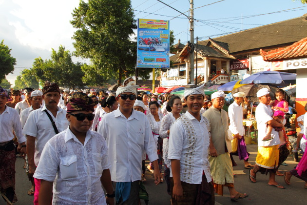 Balinese Men at Ubud, Bali