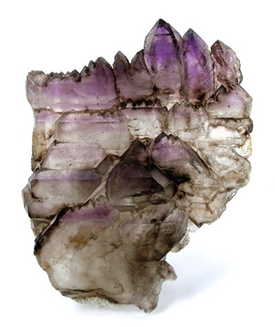 Minerals Tumblr - Amethyst and Smoky Quartz