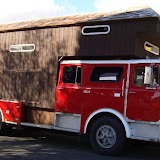  &ndash; Mack Fire truck converted to a classy looking housetruck. Internal access through a porthole in the cab ceiling.