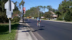 Cycle NC 2011 - cyclists coming into Manteo camping area