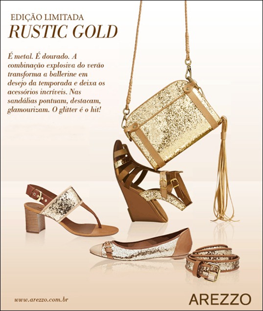 rustic gold arezzo