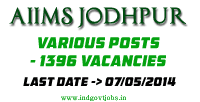 AIIMS-Jodhpur-Jobs-2014