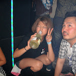heavy drinking at star fire in Ginza, Japan 