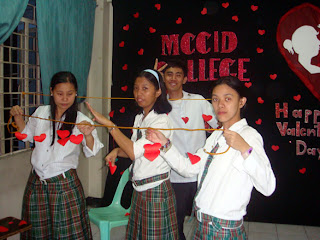 Second year students prepare for the event (February 19).