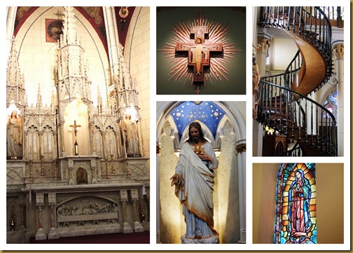 Images from Loretto Chapel loretto collage